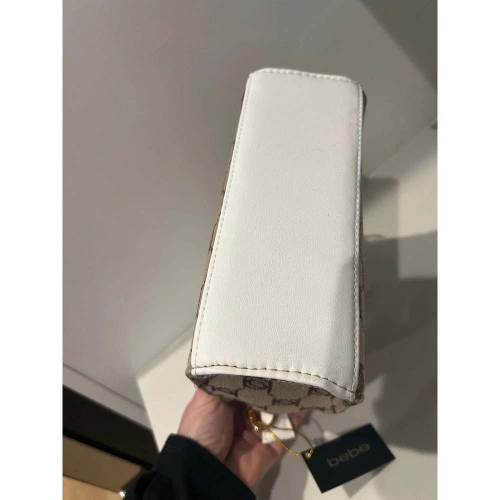Bebe Talulla Mini Satchel crossbody white embroidery NWT